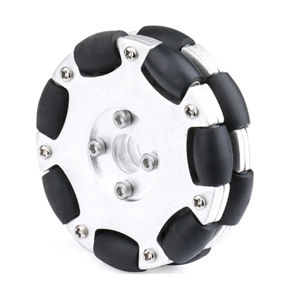 Bánh xe đa hướng Omni Wheel 82mm - Bằng nhôm