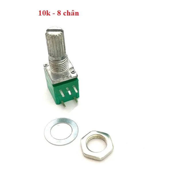 Product image of Chiết áp âm thanh nối đơn 10K 8 chân Rv097N