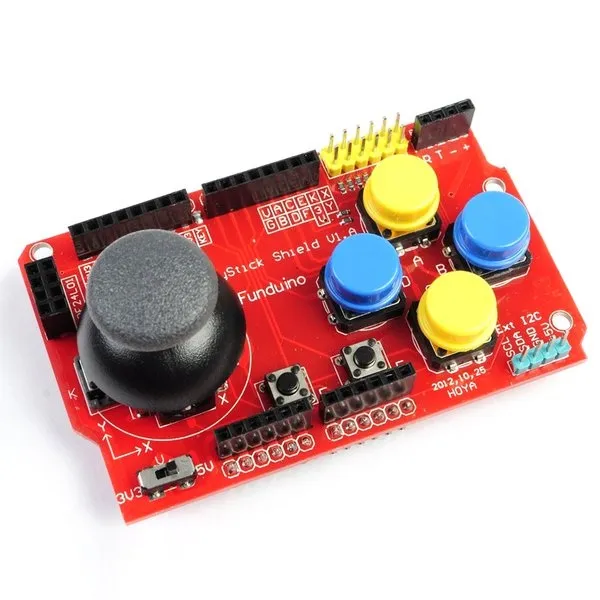 Gamepad Trigger Arduino JoyStick Gamepad Shield Arduino - DIY Robotic | Điện tử Spider