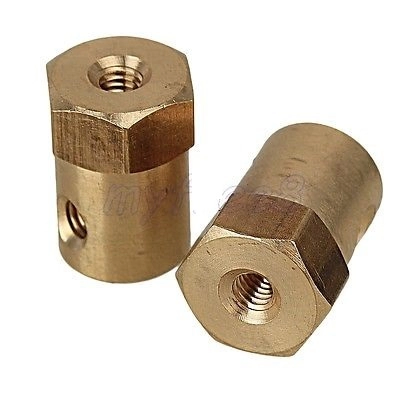 Product image of Khớp nối lục giác gắn bánh xe lỗ 4mm