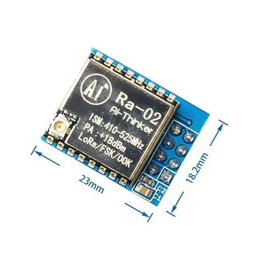 Mạch thu phát không dây RF LORA RA-02 SX1278 433MHZ UART 