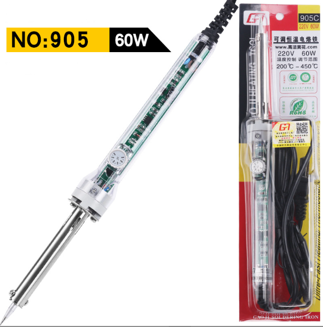 Product image of Mỏ hàn điều chỉnh nhiệt độ trong suốt 905C 60W (Loại tốt)