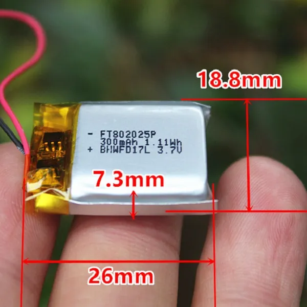 Product image of Pin LiPo 3.7V 400mAh