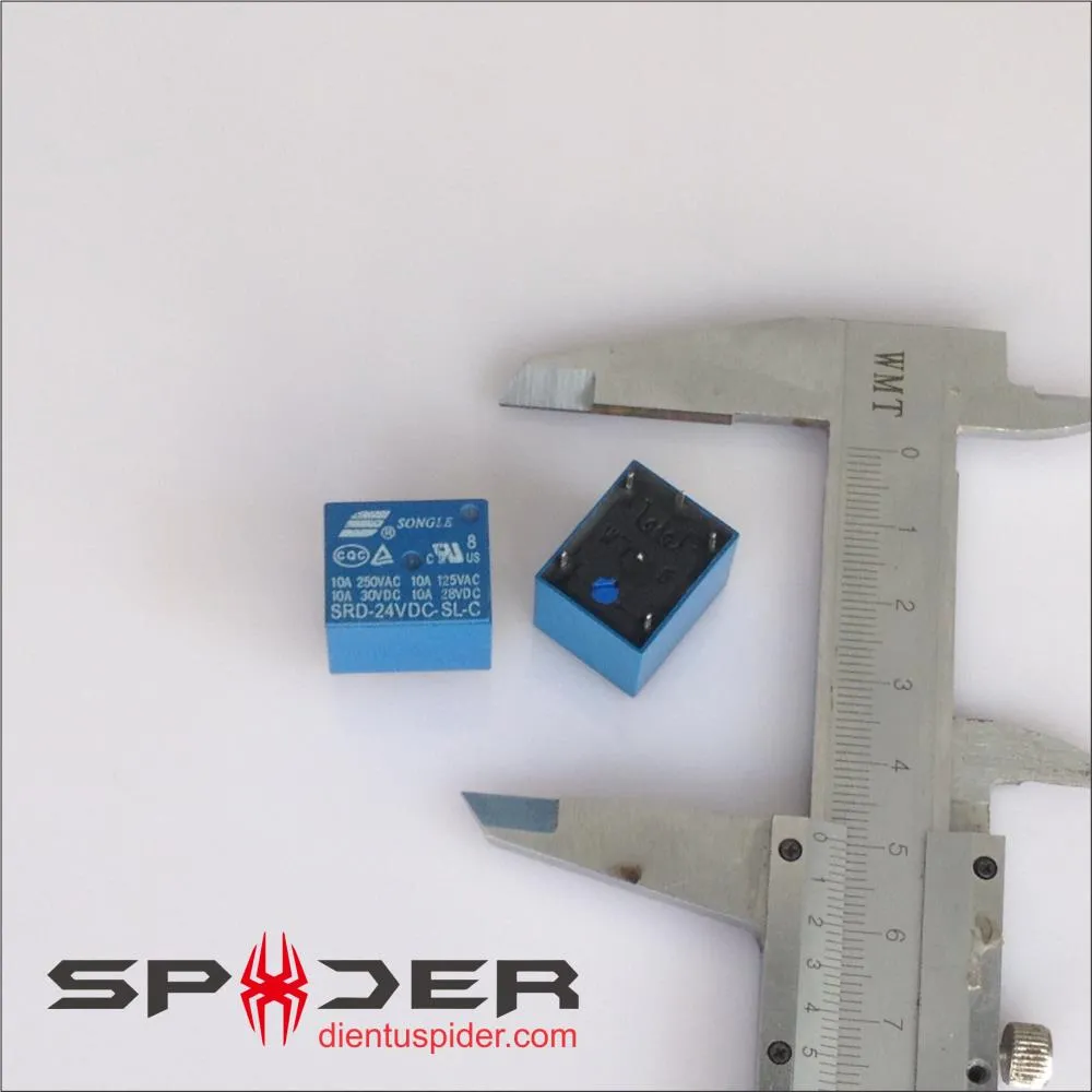 Product image of Relay 24V 5 chân 10A-250V (SRD-24VDC-SL-C)