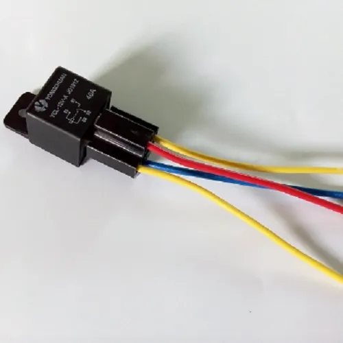 Product image of Relay 4 chân và đuôi cắm dùng trên Oto/Xe máy 12V 40A chống thấm nước