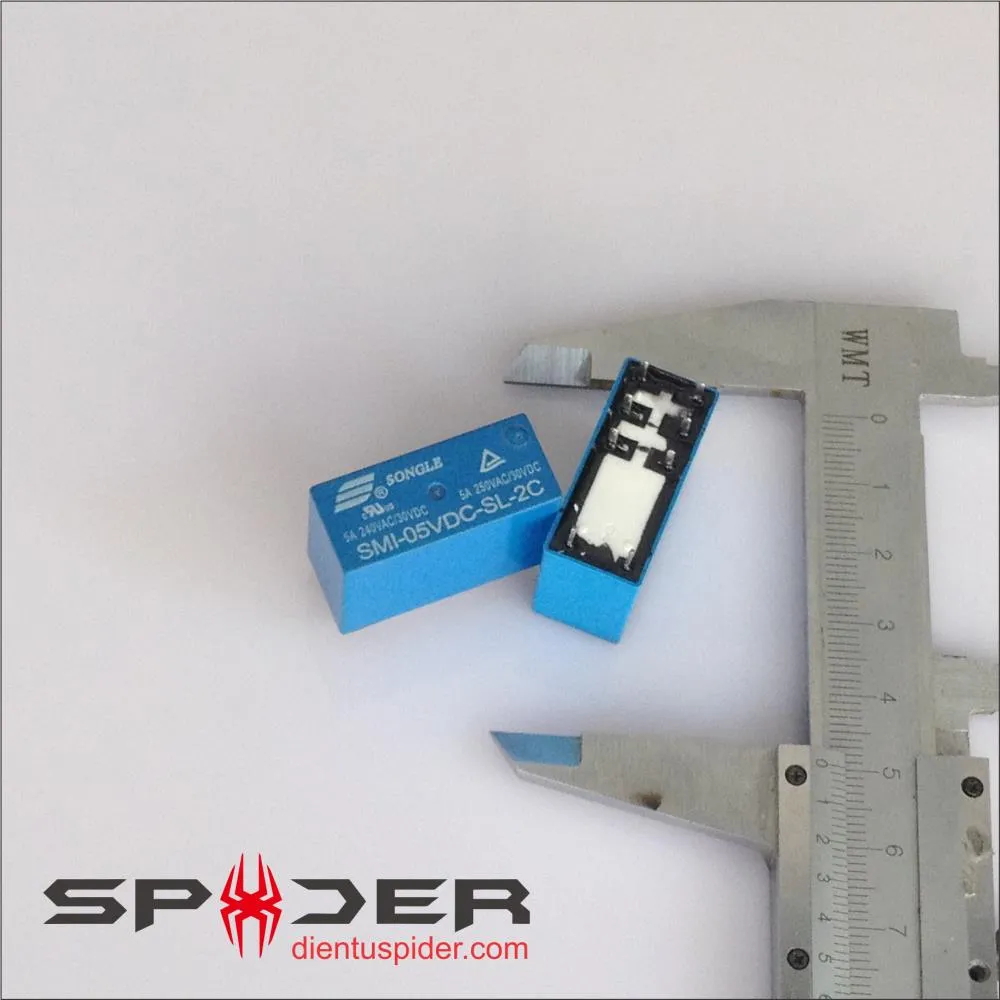 Relay 5V 8 chân 5A-240V (SMI-05VDC-SL-2C)