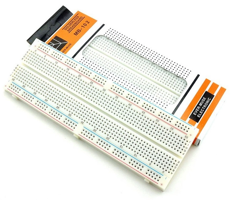 Test Lab Board Test board nhựa cỡ lớn 16.5x5.5cm MB-102 - Máy khoan, máy hàn và phụ ...