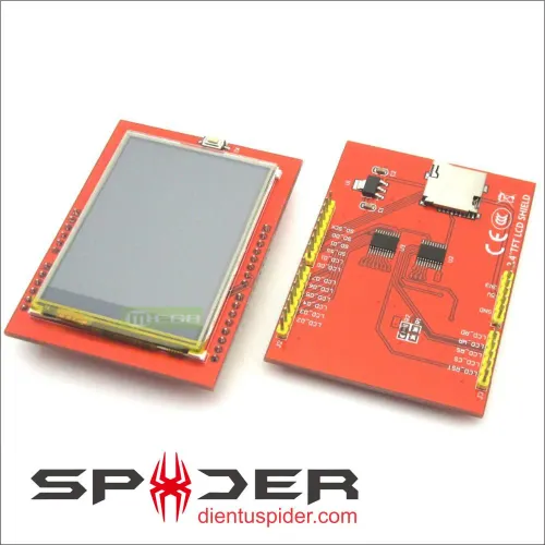 Man Tft Arduino Màn Hình Cảm Ứng Arduino TFT Shield 2.4 Inch - LCD text - Oled - HMI ...