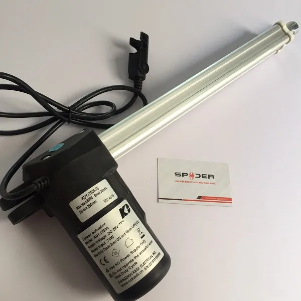 Product image of Xi lanh điện hành trình 250mm tải 800N tốc độ 36mm/s điện áp DC 12-24V